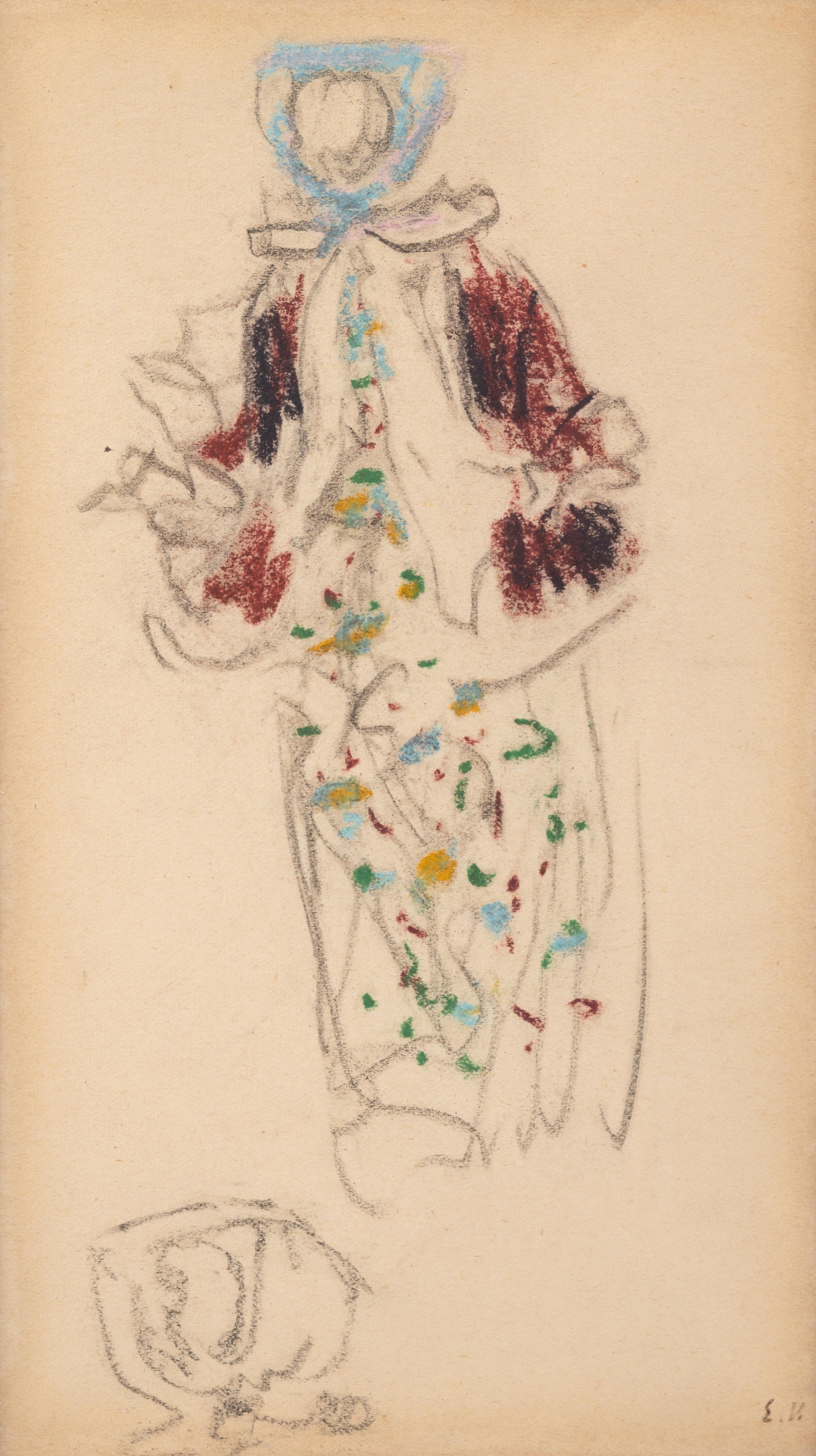 Lucinde (costume studies for Jean de la Fontaine’s La Coupe Enchantée )