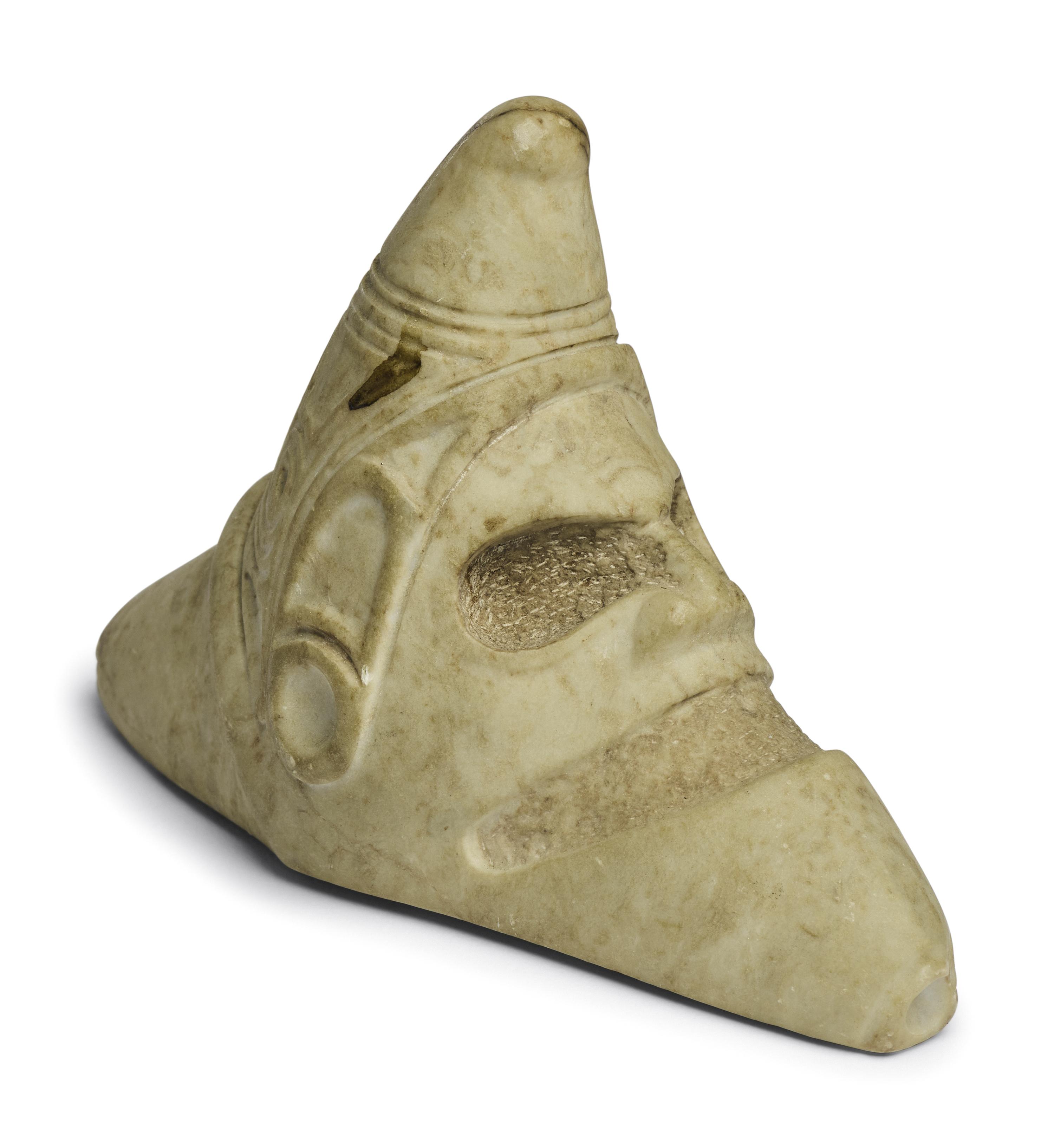 A Taino-Style Stone Trigonalito