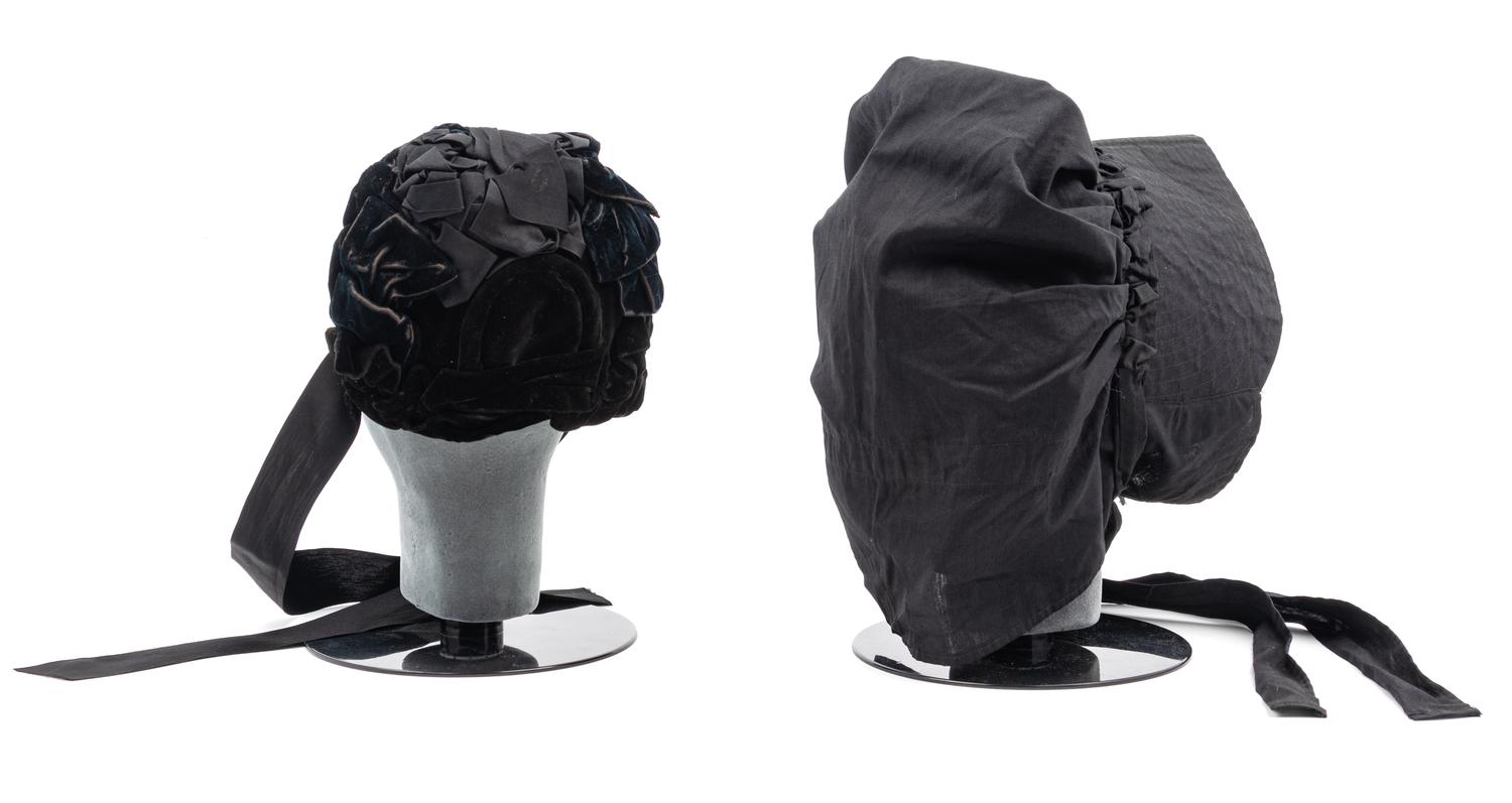 Collection of Six 19th Century Hats & Bonnets, 1850-90