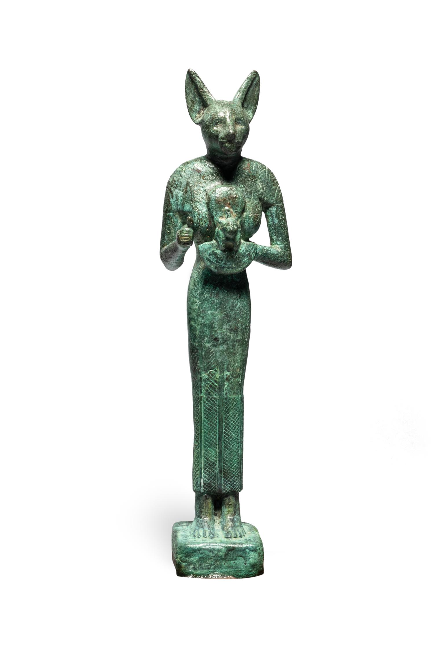 An Egyptian Bronze Bastet