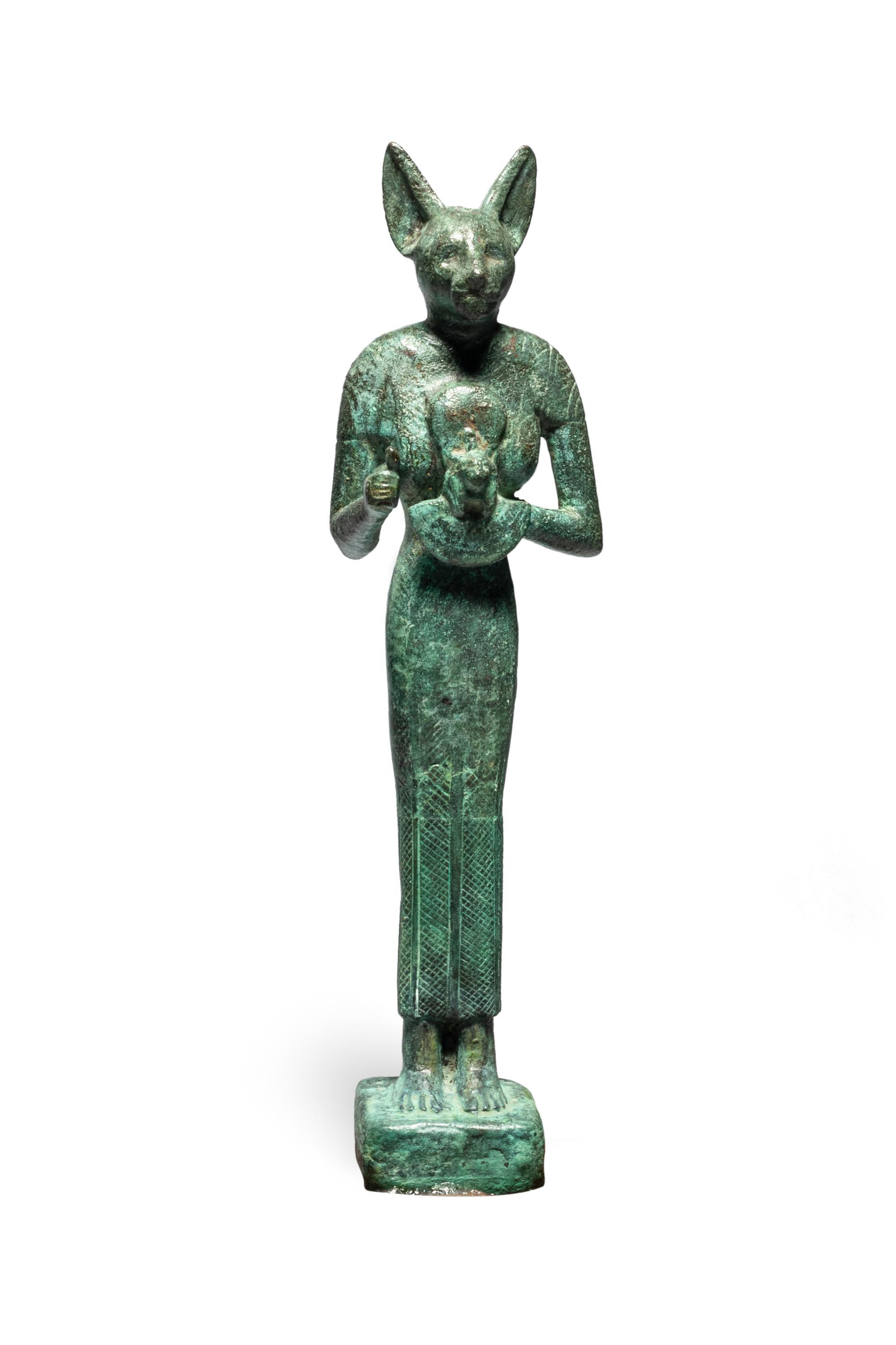 An Egyptian Bronze Bastet