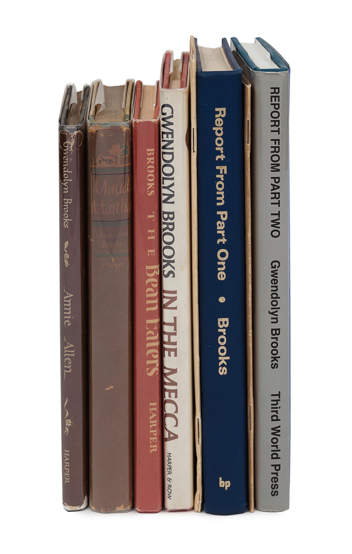 BROOKS, Gwendolyn (1917-2000). A group of 8 works, comprising: