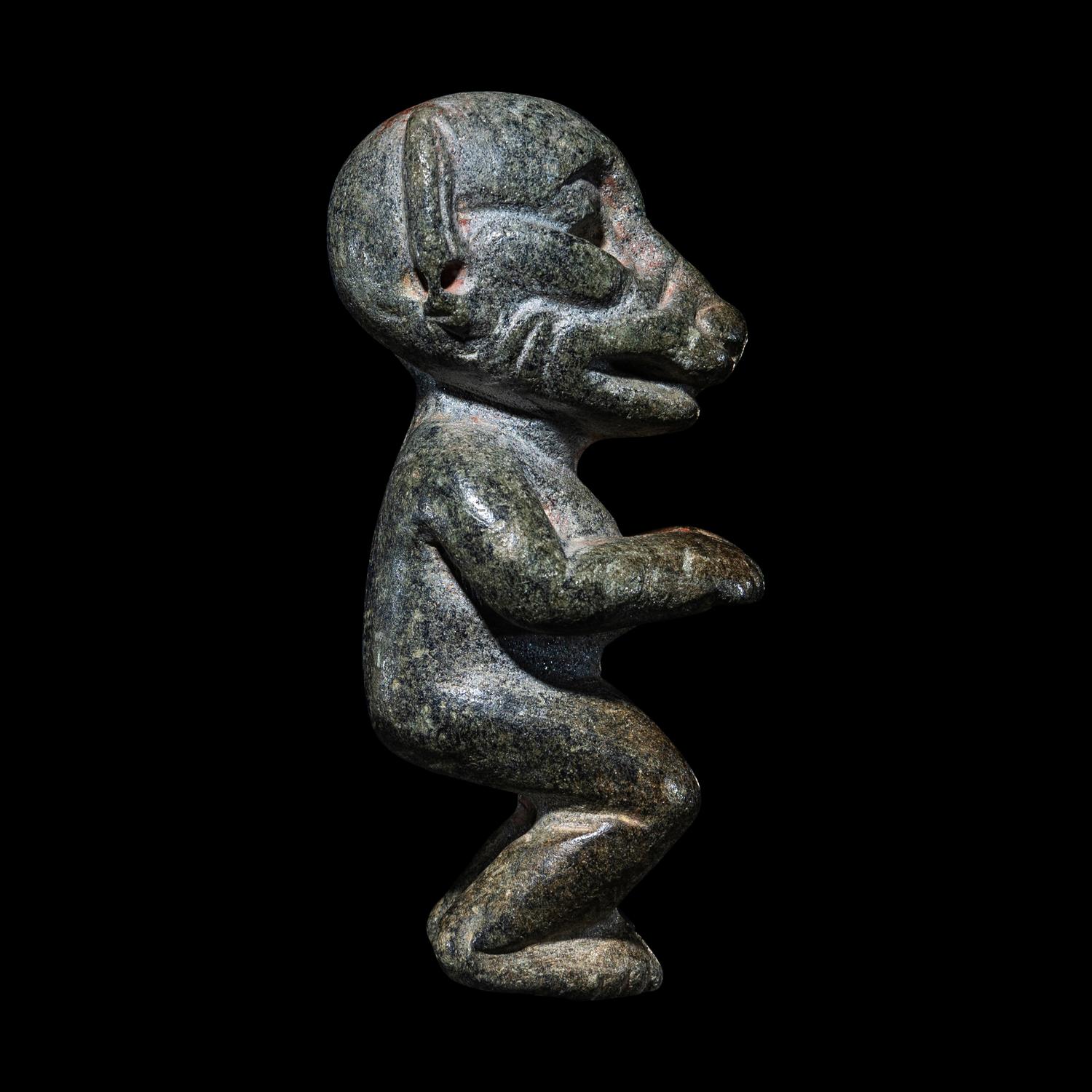 An Olmec Serpentine Transformation Figure