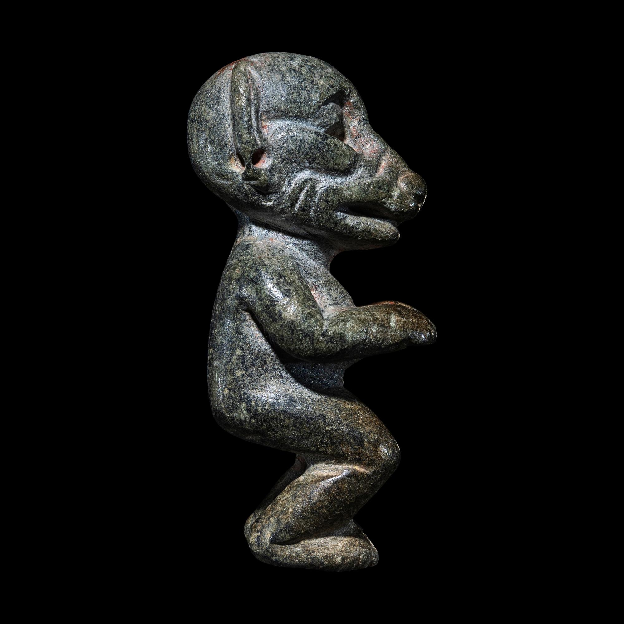 An Olmec Serpentine Transformation Figure