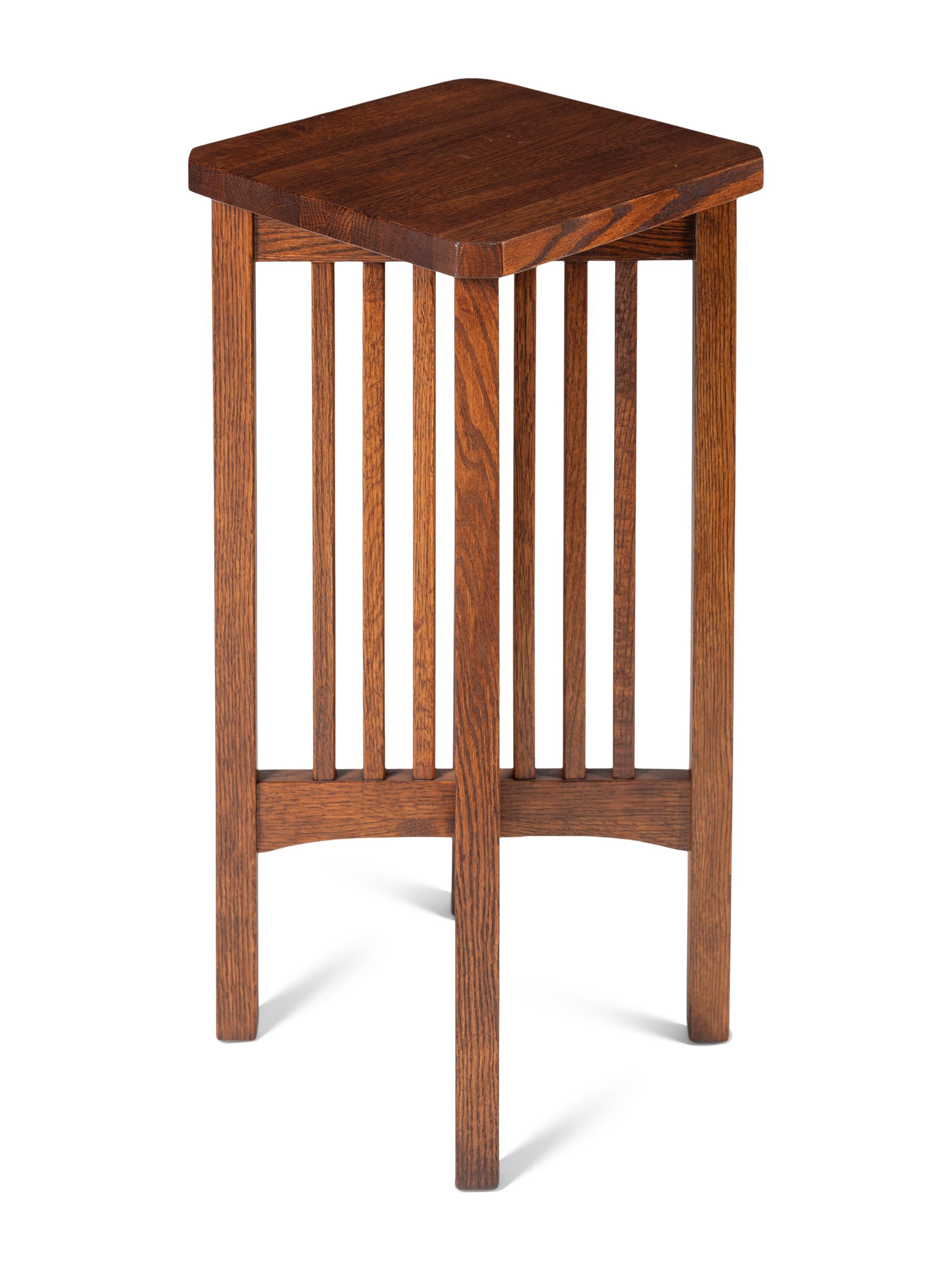 An Arts and Crafts Style Oak Side Table