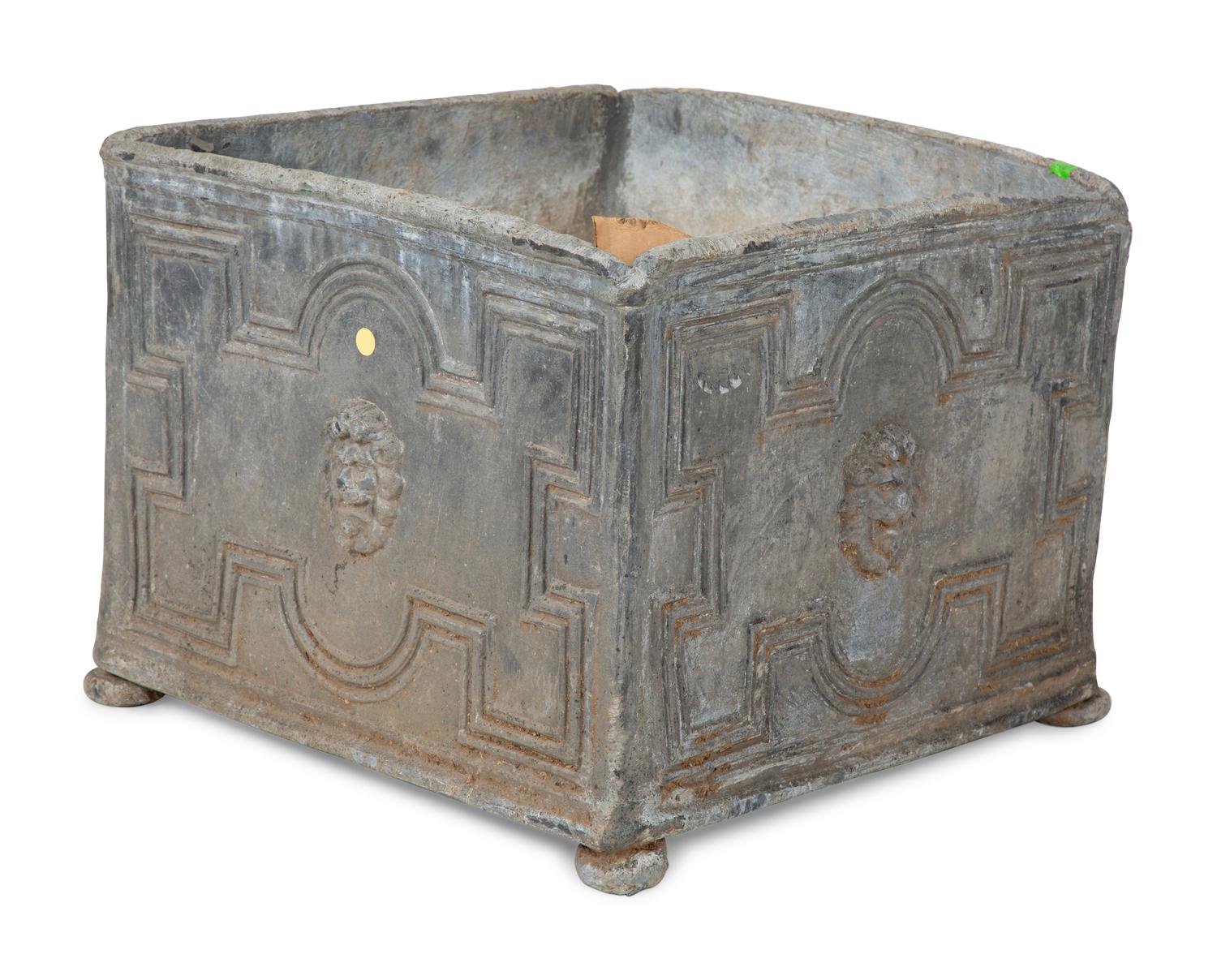 A Pair of Cast Lead Jardinieres — EARLY 20TH CENTURY