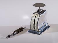 Silver Postal Scale and Letter Scale