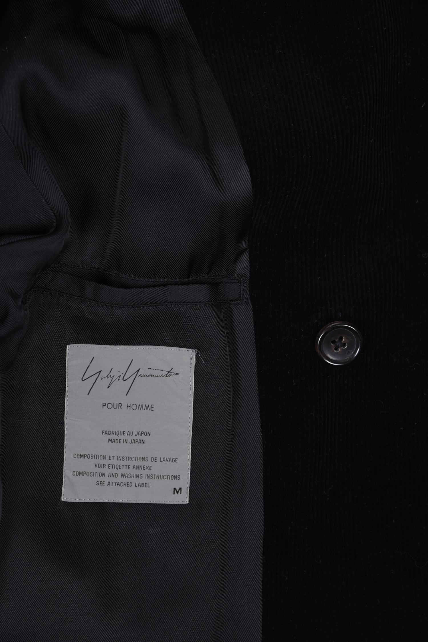 Yohji Yamamoto Men’s Oversized Corduroy Hooded Coat, 1980-2000s