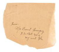 HEMINGWAY, Ernest (1899-1961). Green Hills of Africa. New York: Charles Scribner's Sons, 1935.