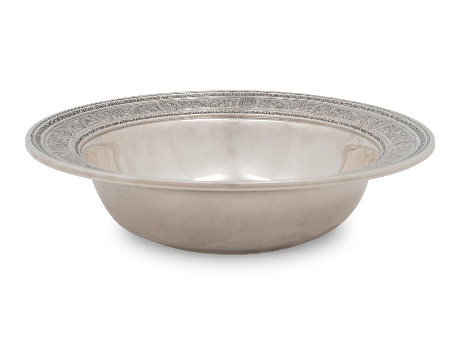 An American Silver Serving Bowl