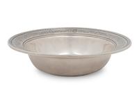 An American Silver Serving Bowl