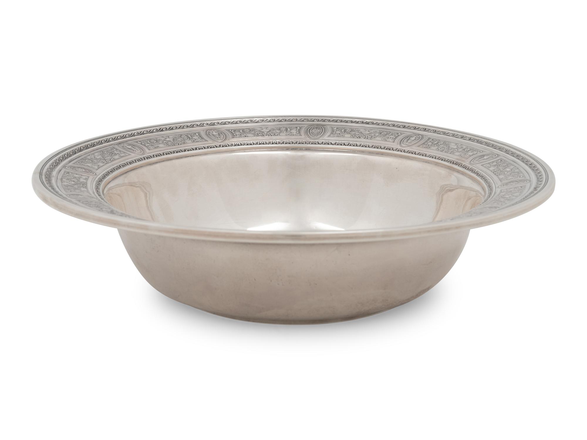 An American Silver Serving Bowl