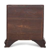 A Chippendale Carved Cherrywood Slant-Front Desk