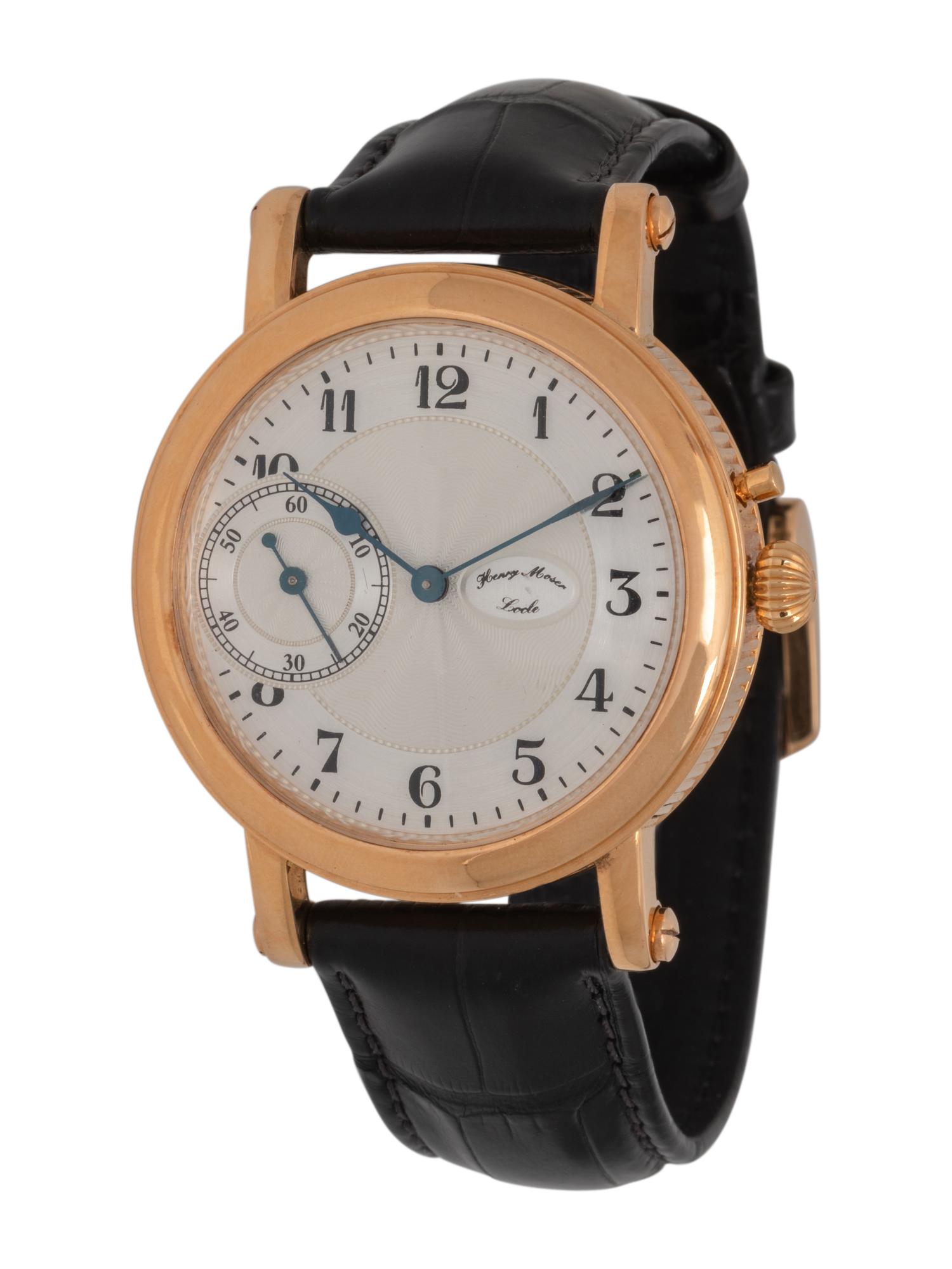 HENRY MOSER/MARTIN BRAUN, 18K ROSE GOLD LIMITED EDITION WATCH