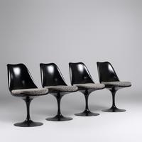 Set of Four 'Tulip' Dining Chairs Knoll, USA