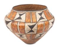 Acoma Polychrome Pottery Jar