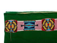 Apsáalooke (Crow) Beaded Hide Blanket Strip, with Blanket