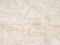 [TEXAS]. Map of Bexar County, Texas . San Antonio and Austin: Samuel Maverick & John H. Traynham, 1889.
