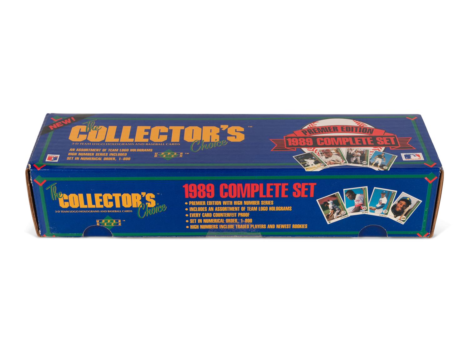 A 1989 Upper Deck Factory Sealed Complete Set of Baseball Cards (Ken Griffey Jr. Rookie)
