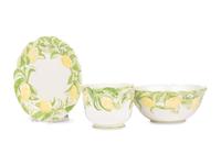 A Set of Three Italian Glazed Earthenware Articles
