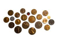 [EXONUMIA] Twenty French Commemorative Medallions Relating to Ocean Liners