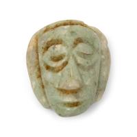 A Maya Jadeite Maskette