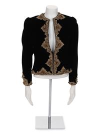 Oscar de la Renta Embellished Velvet Jacket, 1990s