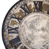 An Iron Clock Face 60.75" W x 1.5" D x 60.75" H — France, Circa 1900