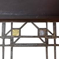 A Frank Lloyd Wright Window from the Oscar Steffens House 39.5" W x 1.5" D x 21.5" H — United States, Circa 1909