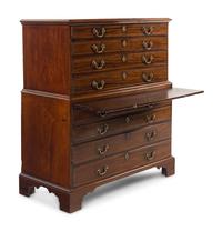 A George II Mahogany Chest on Chest