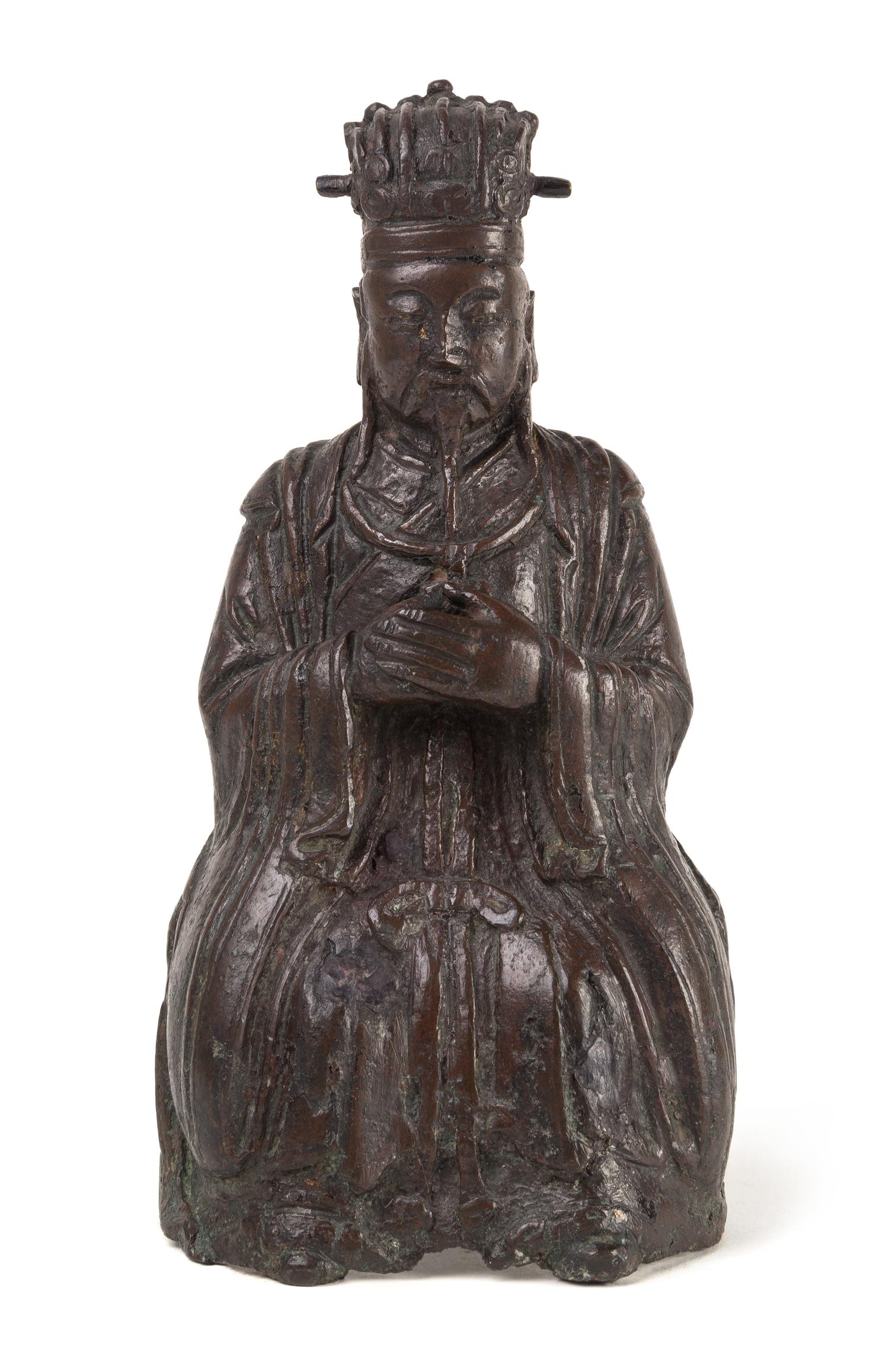 A Bronze Figure of a Daoist Immortal