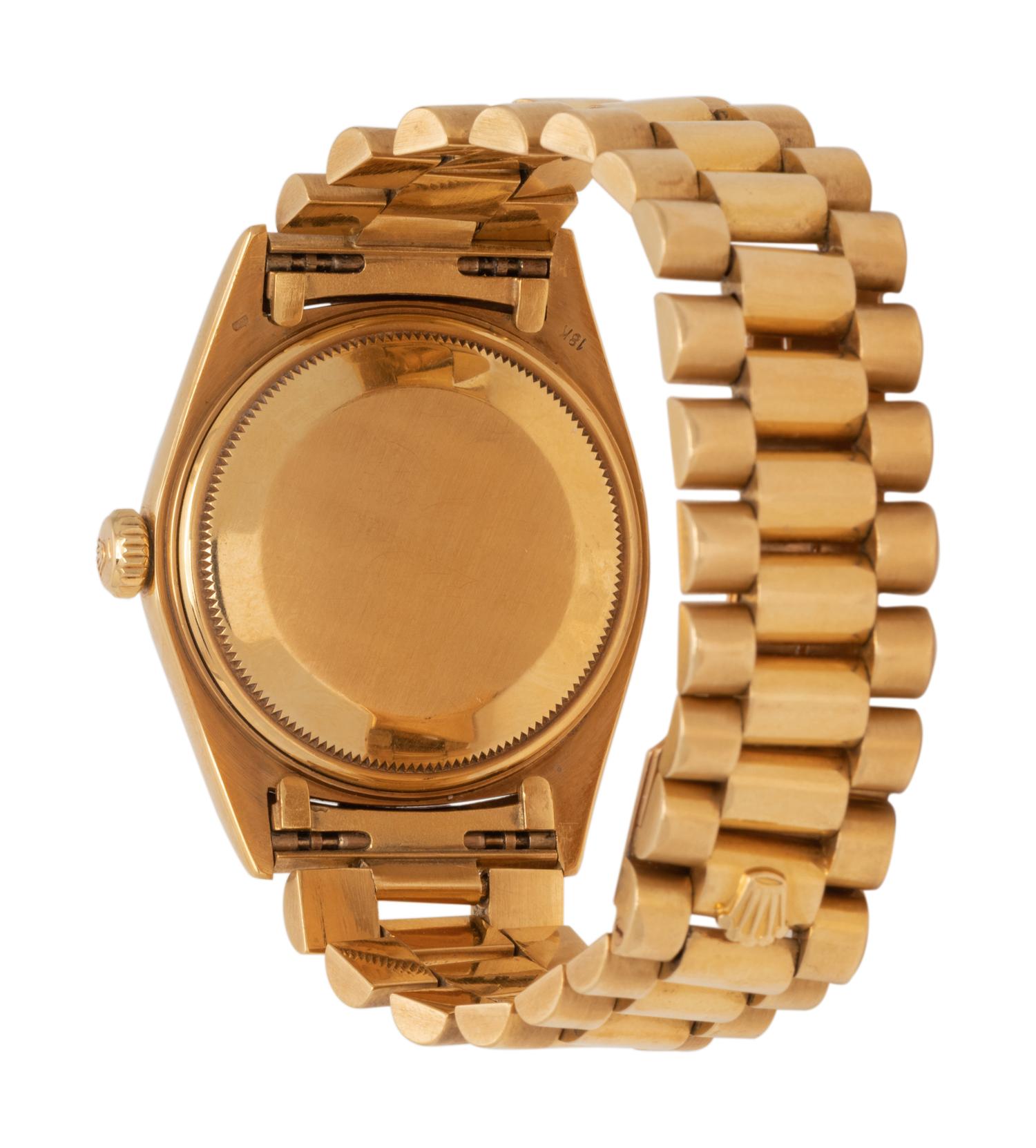 ROLEX, REF. 1803 18K YELLOW GOLD 'OYSTER PERPETUAL DAY-DATE' WATCH