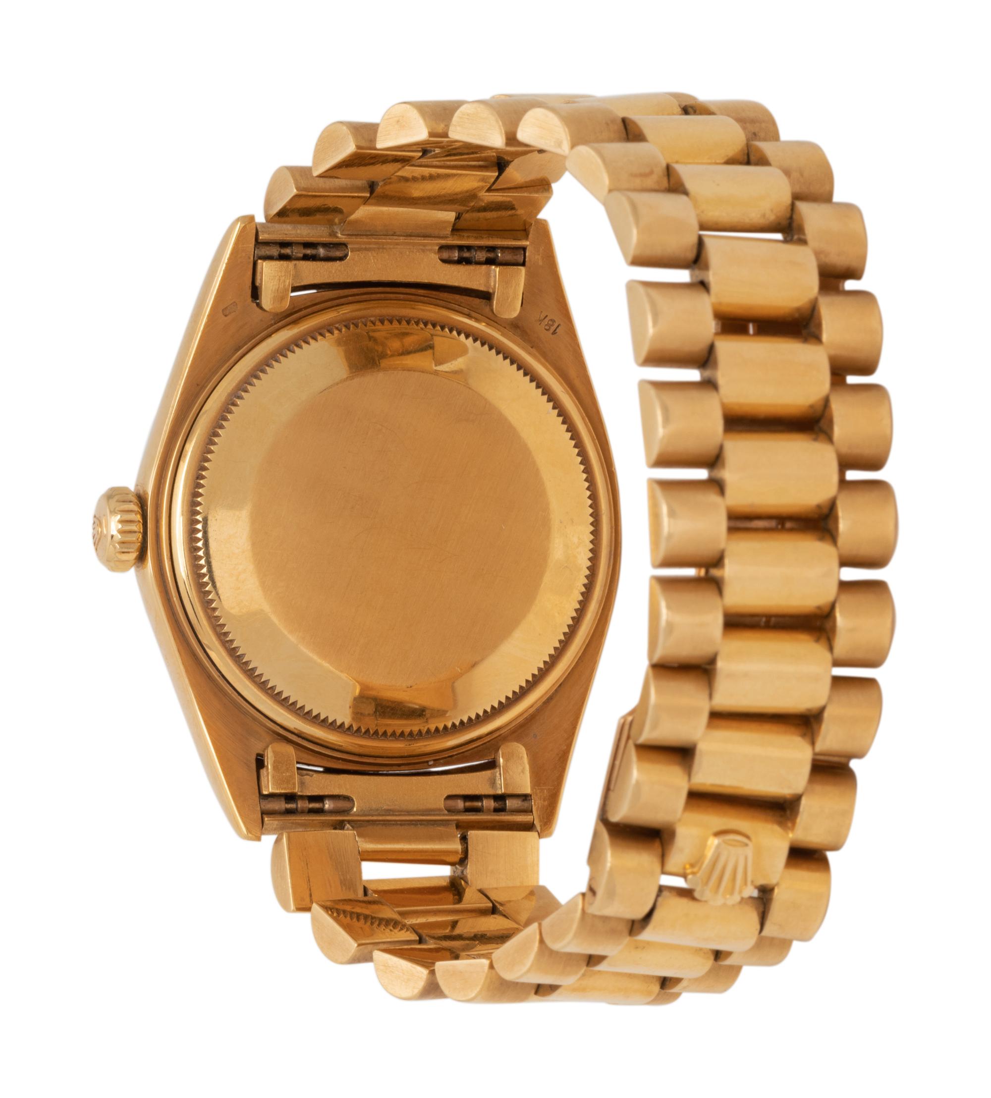ROLEX, REF. 1803 18K YELLOW GOLD 'OYSTER PERPETUAL DAY-DATE' WATCH