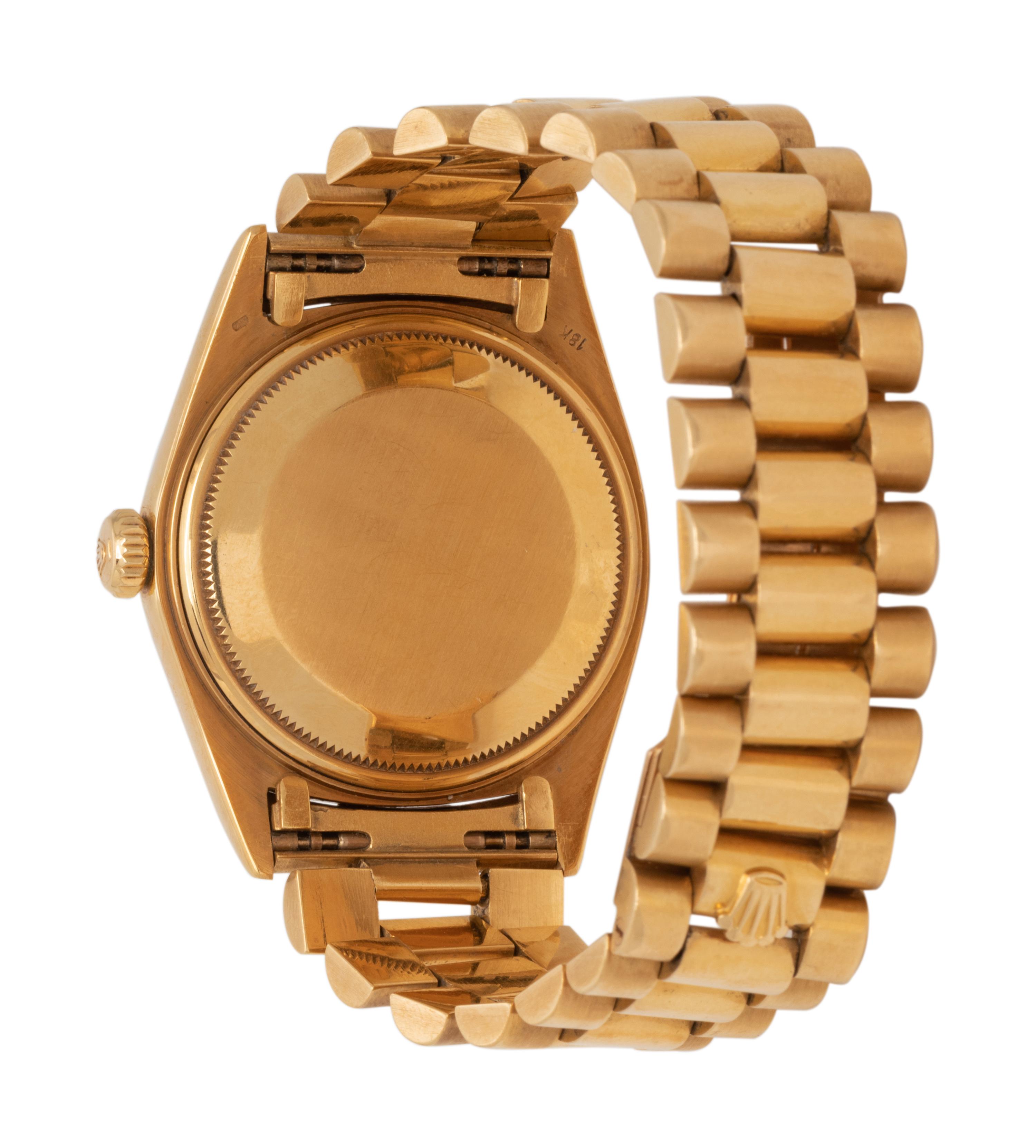 ROLEX, REF. 1803 18K YELLOW GOLD 'OYSTER PERPETUAL DAY-DATE' WATCH