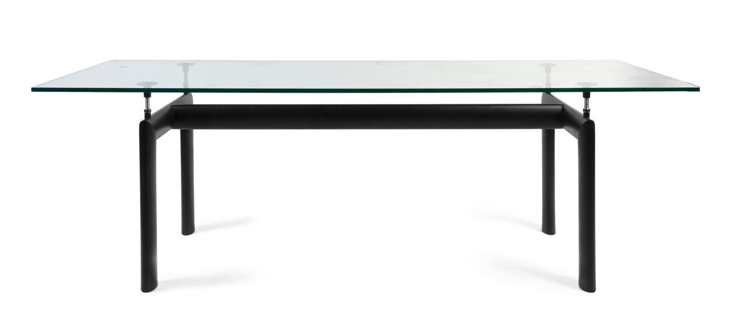 A Le Corbusier for Cassina Model LC6 Table Height 29 x width 88 x depth 33 1/2 inches.