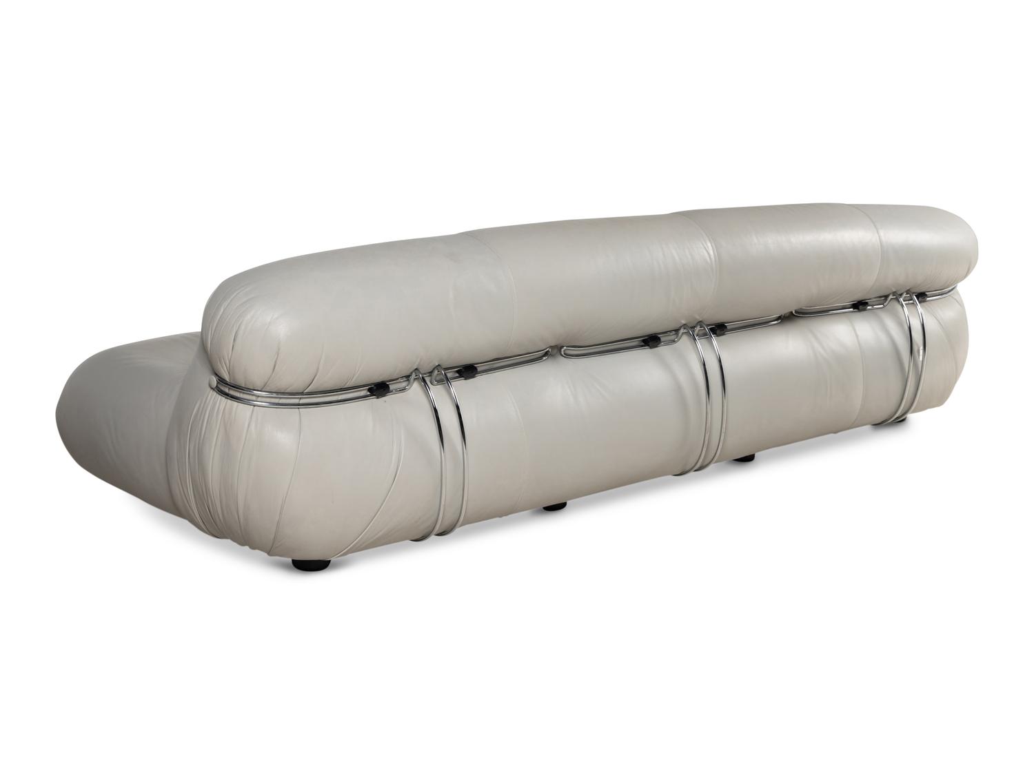 Large Soriana Sofa and Ottoman Cassina, Italy 1970