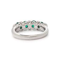EMERALD AND DIAMOND RING