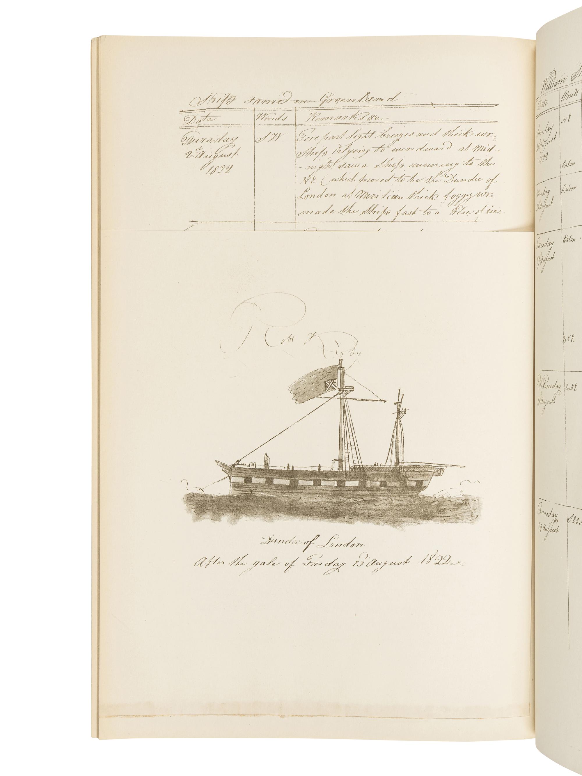 [SCORESBY, William]. Seven log-books concerning the Arctic voyages of Captain William Scoresby, senior, of Whitby, England . New York: The Explorer's Club, 1916-1917.