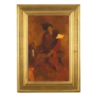 Howard Pyle (American, 1853-1911) — Villon–The Singer Fate Fashioned to Her Liking , 1904
