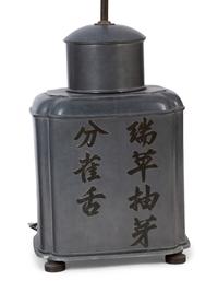 A Pair of Chinese Pewter Tea Canisters — 19TH/20TH CENTURY