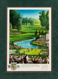A Loyal Champman 1985 Western Golf Open 18th Hole Signed Autograph Limited Edition Print