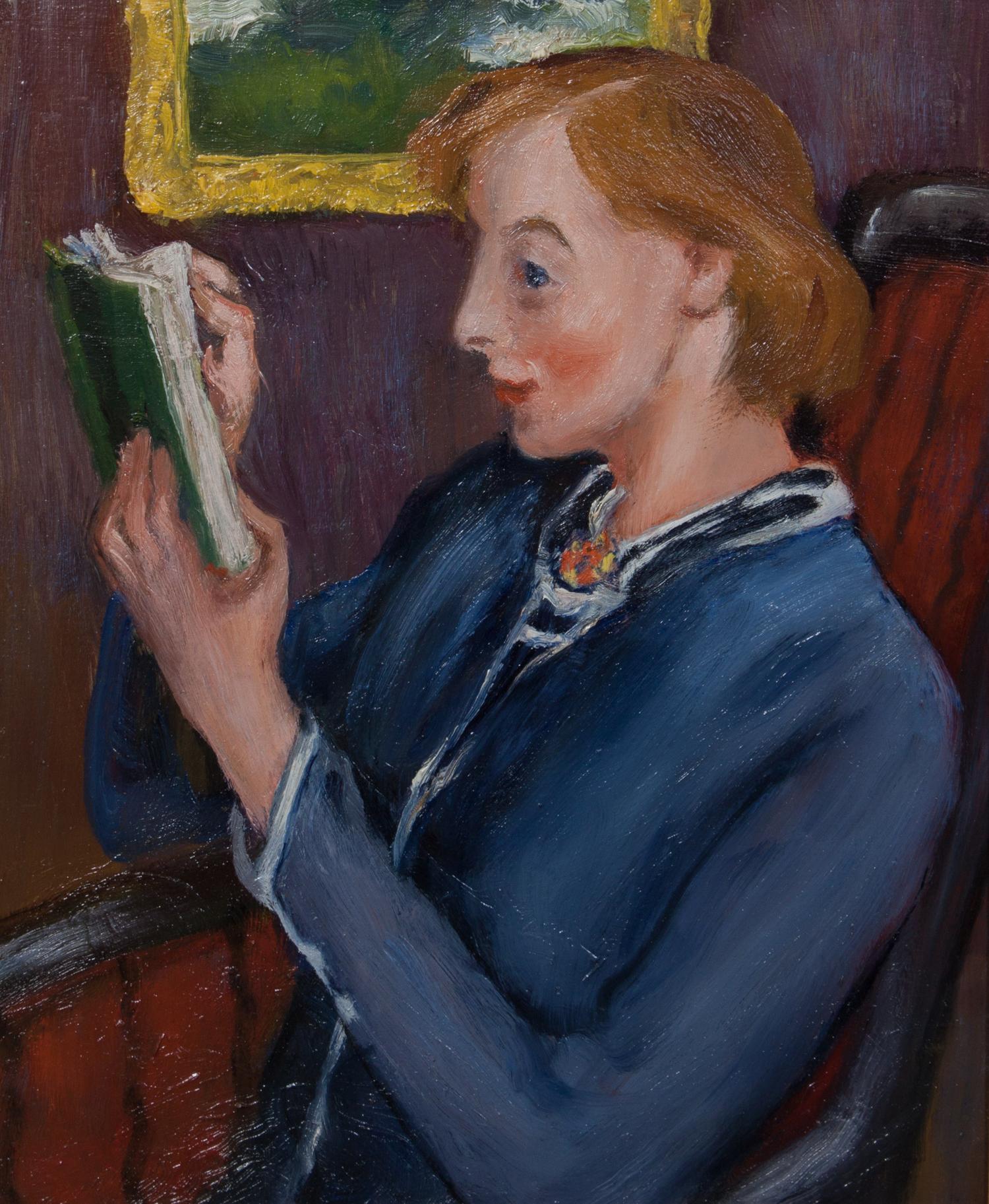 Martin Petersen, (American, 1866-1956), Woman Reading
