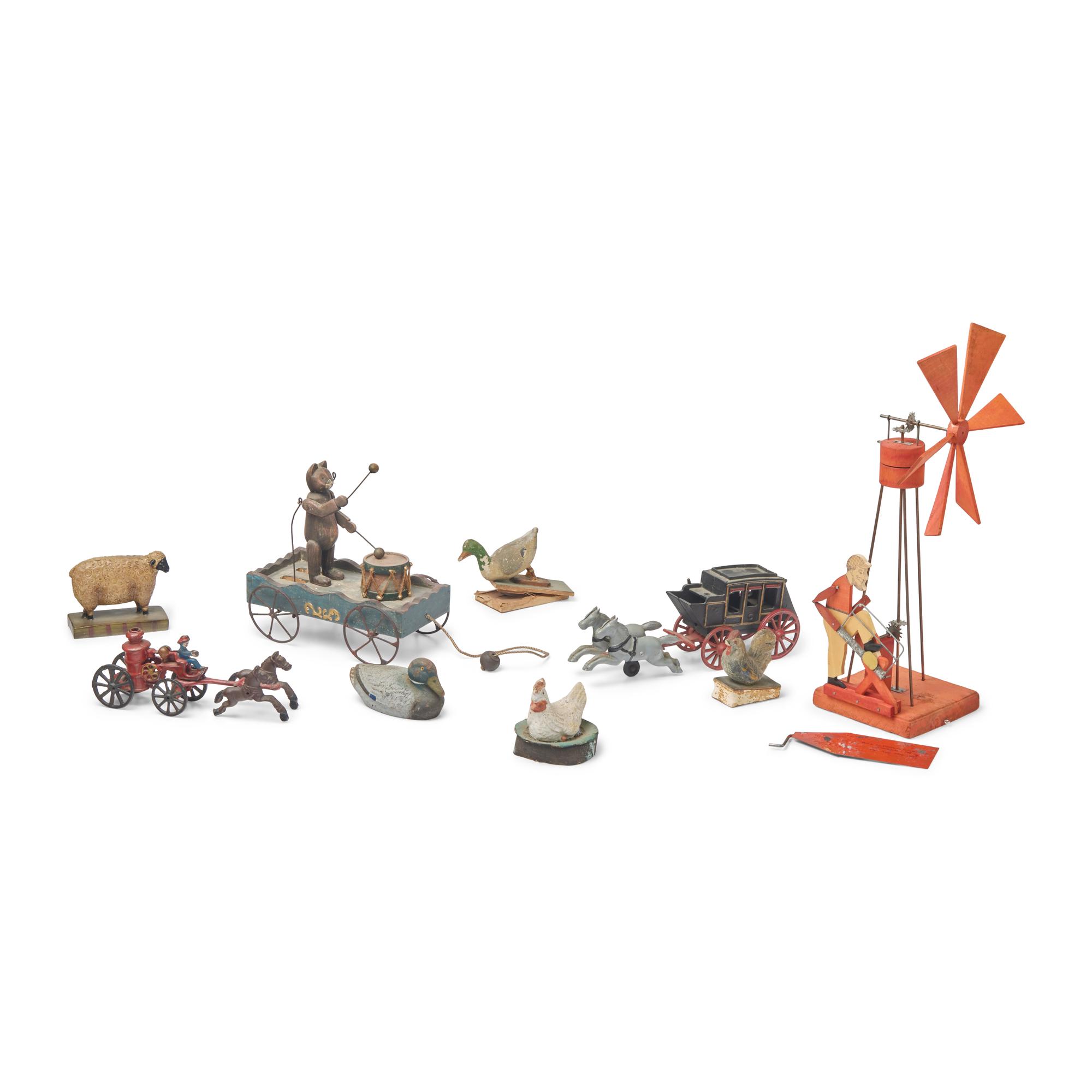A Collection of Nine Assorted Toys