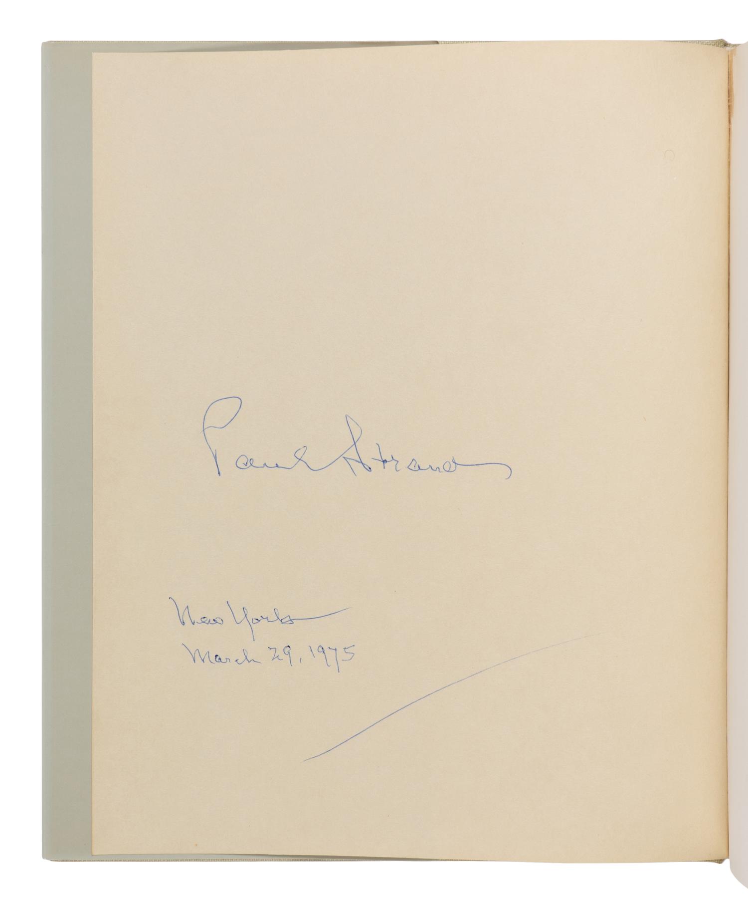 [PHOTOGRAPHY]. STRAND, Paul (1890-1976). A Retrospective Monograph the Years 1915-1946 [and] 1950-1968 . New York: Aperture, 1971.