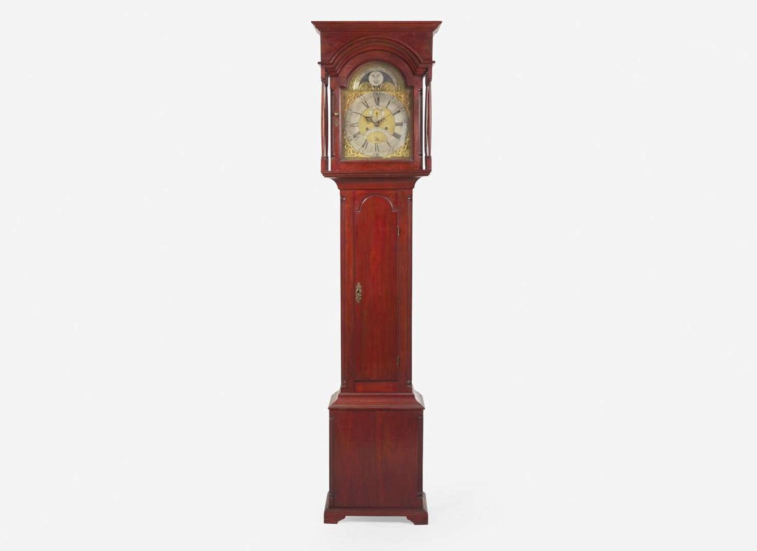 A fine and rare Chippendale walnut tall case clock, David Rittenhouse (1732-1796), Norriton Township, Montgomery County, PA, circa 1765