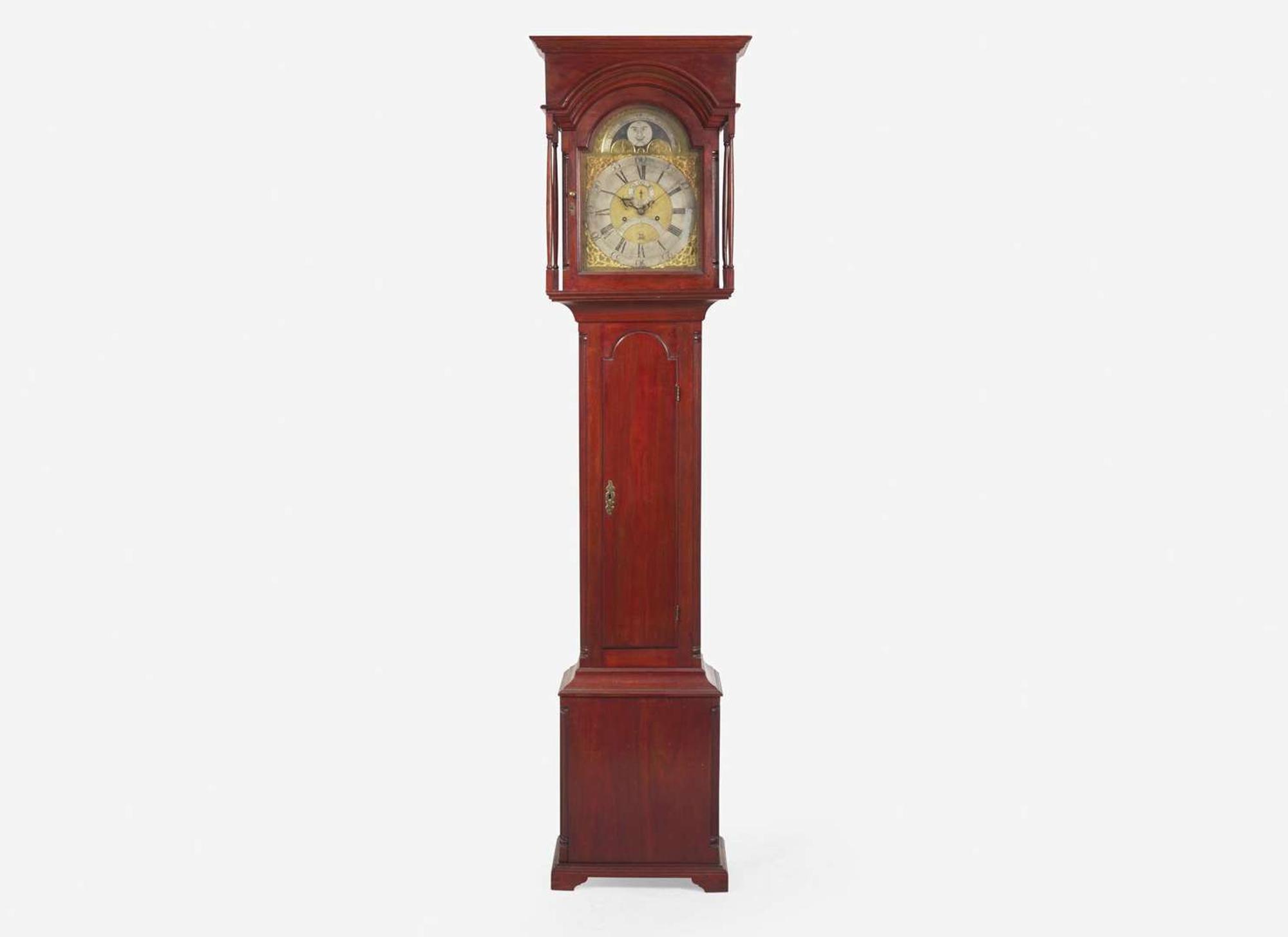 A fine and rare Chippendale walnut tall case clock, David Rittenhouse (1732-1796), Norriton Township, Montgomery County, PA, circa 1765