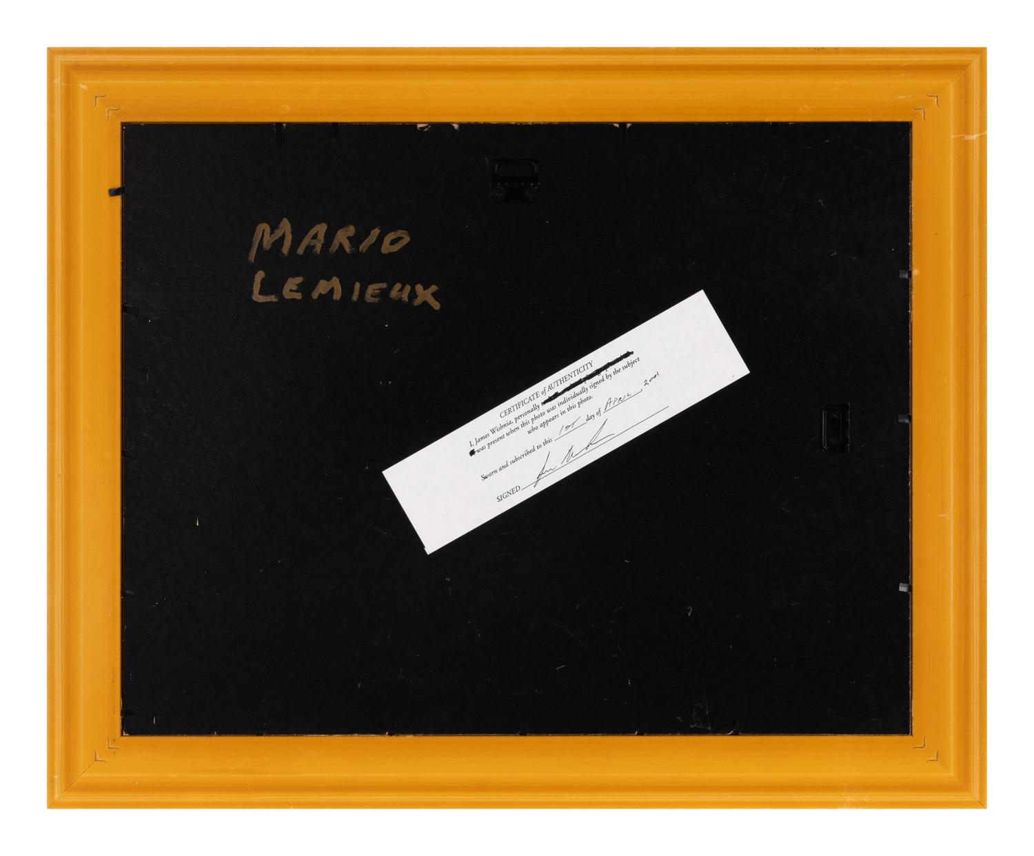 A Group of Hockey Hall of Fame Signed Autographs Featuring Wayne Gretzky and Mario Lemieux