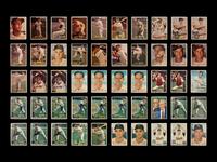 A Collection of 1957 Topps Baseball Cards Including Hall of Famers and Rookies (241)