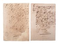 [SLAVERY & ABOLITION]. A group of 12 manumission documents for enslaved persons in Cuba. 1871-1879.