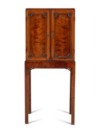 A George III Mahogany Chest on Stand